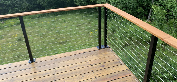 Installing Deck Cable Railing in Woodland Hills, CA